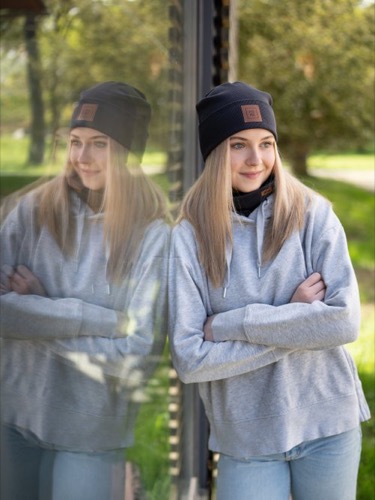 Čepice organic ED Black